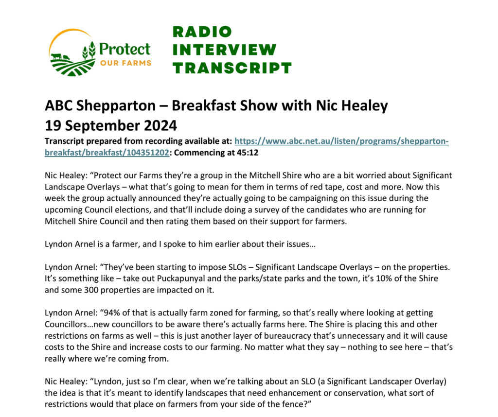 ABC Shepparton Breakfast Show with Nic Healey, 19 September 2024